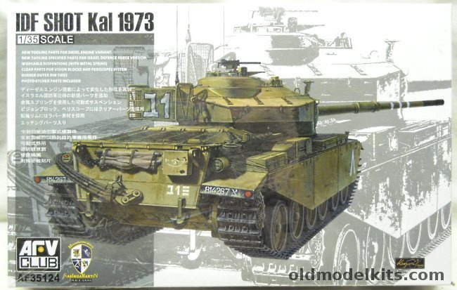 AFV Club 1/35 IDF Shot Kal 1973 - Yom Kippur War Ugdat Peled Golan Heights 1973, AF35124 plastic model kit